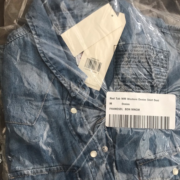 Levi’s Ultimate Western Shirt NWT Size Medium - Picture 10 of 11